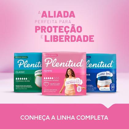 Imagem de Roupa Íntima Plenitud Femme Para Incontinência P/M 8 Unidades