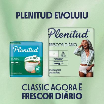 Imagem de Roupa Íntima Plenitud Frescor Diário Tamanho P/M 24 Unidades Descartáveis Leve Mais Por Menos