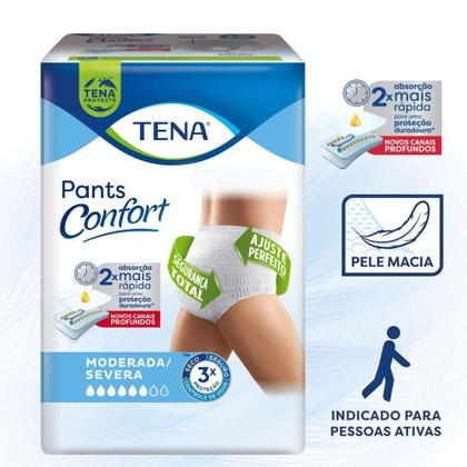 Imagem de Roupa Íntima Tena Pants Confort P/M 32 unidades Embalagem Econômica
