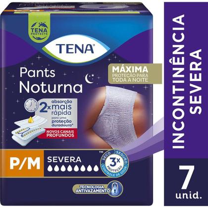 Imagem de Roupa Íntima Tena Pants Noturna P/M 7 Unidades