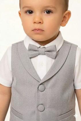 Imagem de Roupa Menino Colete Batizado Casamento Formatura Papilloo
