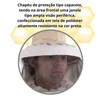 Imagem de Roupa para proteção de apicultor em tnt contra abelha protege ferrão ferroada abelha