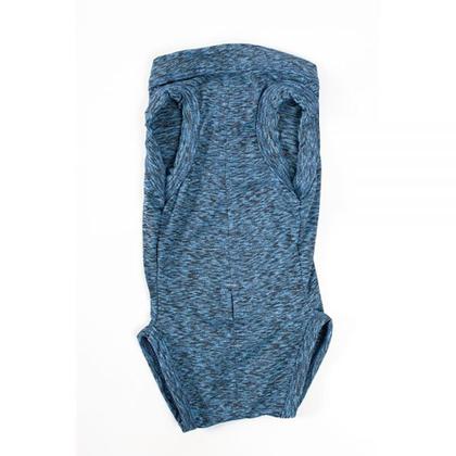 Imagem de Roupa Pós Cirúrgica Castração Macho Duo Dry Azul Pet Med - Tam. 1
