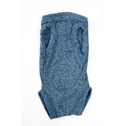 Imagem de Roupa Pós Cirúrgica Castração Macho Duo Dry Azul Pet Med - Tam. 14