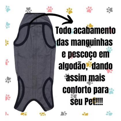 Imagem de Roupa Pós Cirúrgica operatória Gato Femea  Tamanhos 1, 2 e 3