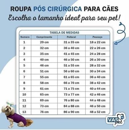 Imagem de Roupa pós cirúrgica para cachorro fêmea N 1