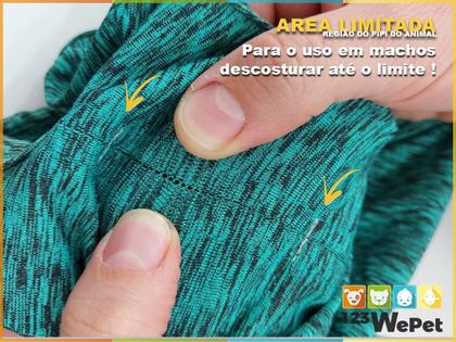 Imagem de Roupa Pós Cirúrgica Para Cachorro Machos Fêmeas Tamanho 03