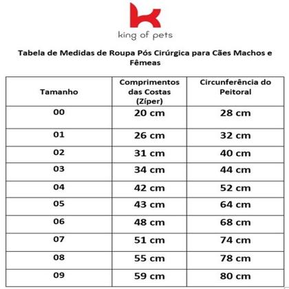 Imagem de Roupa pós cirúrgica pet para cães machos e fêmeas tamanho 06
