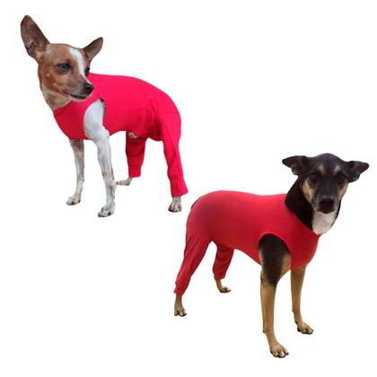 Imagem de Roupa Protetora Pós Cirúrgica Para Cachorro Membros Posteriores Pernas Traseiras