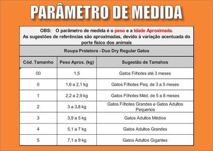 Imagem de Roupa Protetora Pós Cirúrgica Para Gatos Nº 03