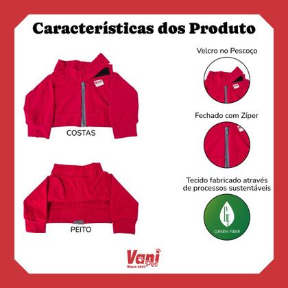 Imagem de Roupa Protetora Pós-Cirúrgica Para Peito e Membros Anteriores de Cães