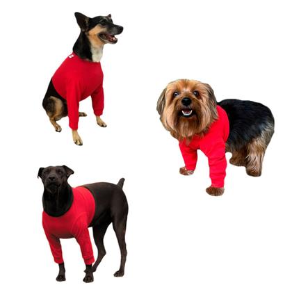 Imagem de Roupa Protetora Pós-Cirúrgica Para Peito e Membros Anteriores de Cães