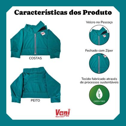 Imagem de Roupa Protetora Pós-Cirúrgica Para Peito e Membros Anteriores de Cães