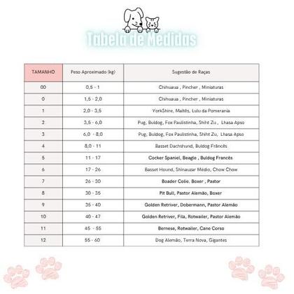 Imagem de Roupa Protetora Pós Cirúrgica Pet Macho Femea Fofodog Tam. 9 ao 12