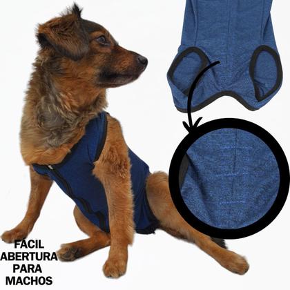 Imagem de Roupa Protetora Pós Cirúrgica Pet Macho Femea Tam. 00 ao 10