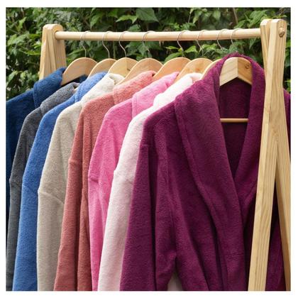 Imagem de Roupão Adulto Extra Macio Soft Unissex com Faixa e Bolso Tamanho G Camesa