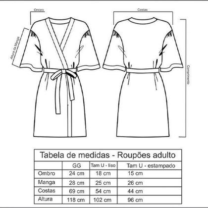 Imagem de Roupão adulto felpudo  atoalhado - DIANNELI