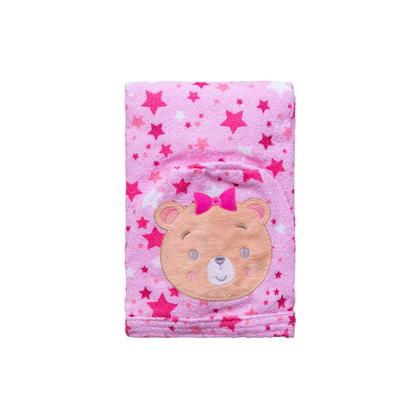 Imagem de Roupão bebê felpudo bichinhos estampado c/capuz-barato