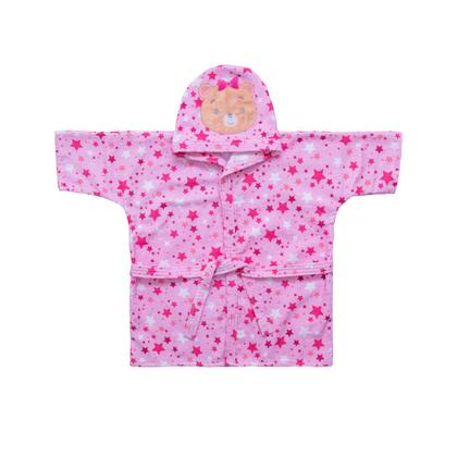 Imagem de Roupão bebê felpudo bichinhos estampado c/capuz-barato