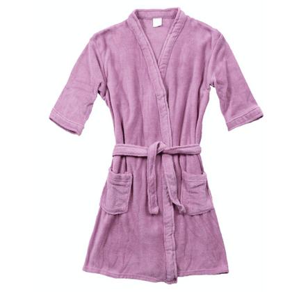 Imagem de Roupão Chronos Plush Microfibra Kimono Tamanho M - Framboesa