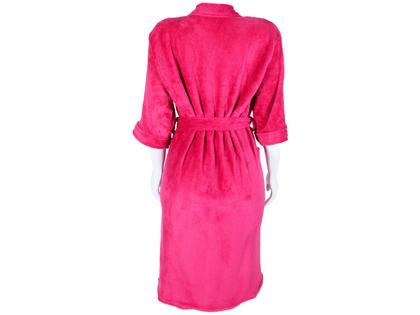 Imagem de Roupão de Inverno Atlântica Sofisticata Premium de Microfibra Cereja