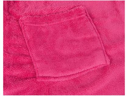 Imagem de Roupão de Inverno Atlântica Sofisticata Premium de Microfibra Cereja