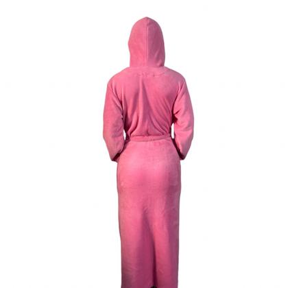 Imagem de Roupão de microfibra fleece - com capuz - Drozzy 