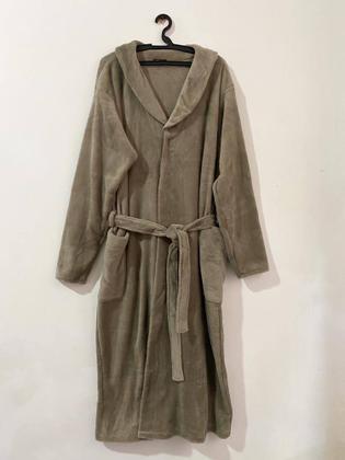 Imagem de Roupão de microfibra fleece - com capuz - Drozzy 