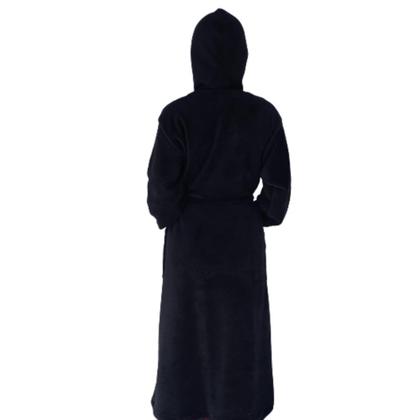 Imagem de Roupão de microfibra fleece - com capuz - Drozzy 