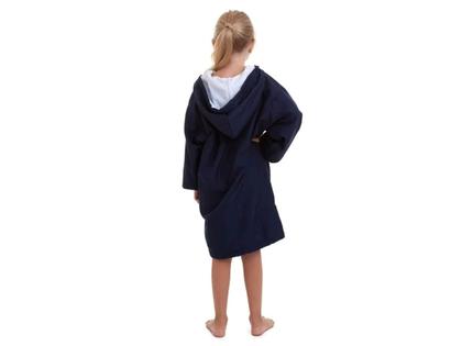 Imagem de Roupão De Natação Infantil Best Fit Azul Marinho
