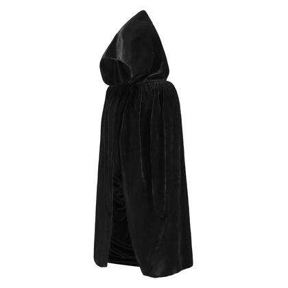 Imagem de Roupão, fantasia de Halloween para crianças, com capuz, veludo, KNELOR