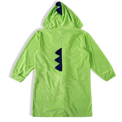 Imagem de Roupão Infantil Atoalhado com Capuz Dino Verde Tip Top