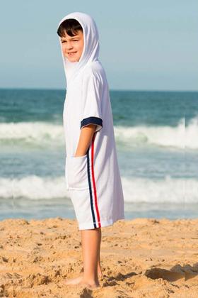 Imagem de Roupão Infantil Atoalhado com Zíper e Capuz - Ref 920