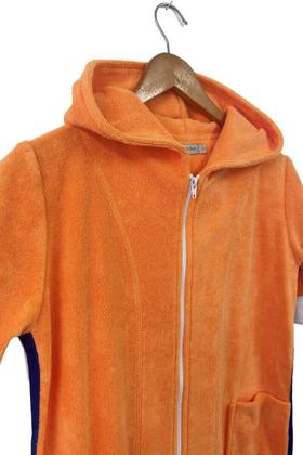 Imagem de Roupão Infantil Atoalhado com Zíper e Capuz - Ref 920