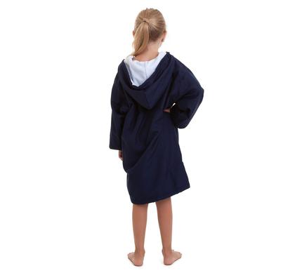 Imagem de Roupão infantil azul marinho best fit