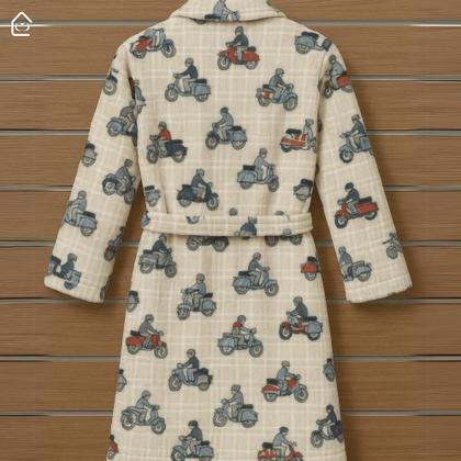 Imagem de Roupão Infantil Menino e Menina Microfibra Plush Frio Inverno Super Macio Com Bolso Várias Estampas