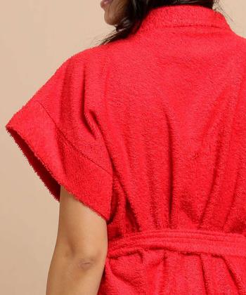 Imagem de Roupão liso felpudo feminino tam. único (36-42) lepper-modelo curto