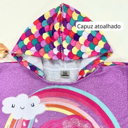 Imagem de Roupão Poncho Animado com Capuz