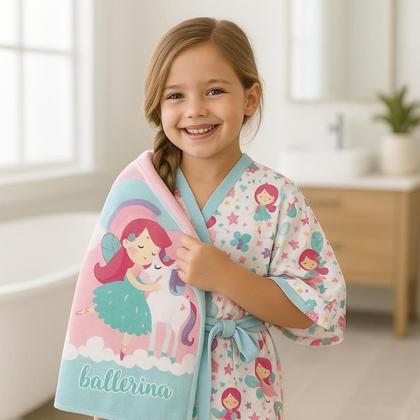 Imagem de Roupão + Toalha Felpuda Sonho Encantado
