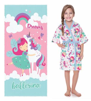 Imagem de Roupão + Toalha Felpuda Sonho Encantado