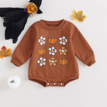 Imagem de Roupas de bebê Lutikamy Halloween Sweatshirt Romper 0-18M