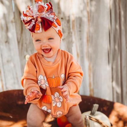 Imagem de Roupas de bebê Lutikamy Halloween Sweatshirt Romper 0-18M