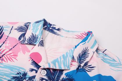 Imagem de Roupas havaianas combinando: pai cromoncente, filho, mãe e filha