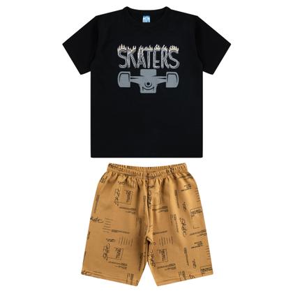 Imagem de Roupas Masculino Verão Calor Juvenil Menino Peças de Adolescente 2 Conjuntos Bermudas e Camisetas