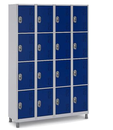 Imagem de Roupeiro de Aço 16 Portas Guarda Volumes