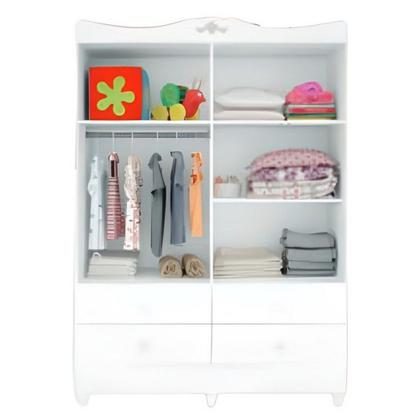 Imagem de Roupeiro Infantil Cristal New 4 Portas e 4 Gavetas Tuboarte (2022)