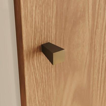 Imagem de Roupeiro Multiuso Doha 02 Portas 03 Gavetas Off White/Nature Henn