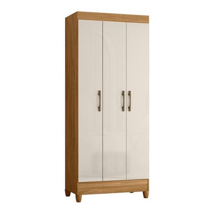 Imagem de Roupeiro Solteiro com 3 Portas 75x182cm Lyon Moval