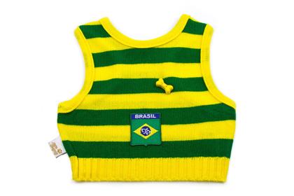 Imagem de Roupinha Para Cachorro Gato Camiseta Regata do Brasil