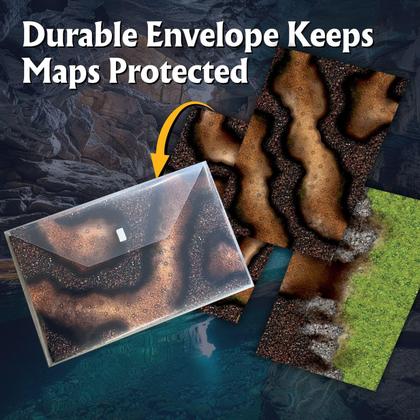 Imagem de RPG modular Battlemaps Arcknight The Winding Caverns x16